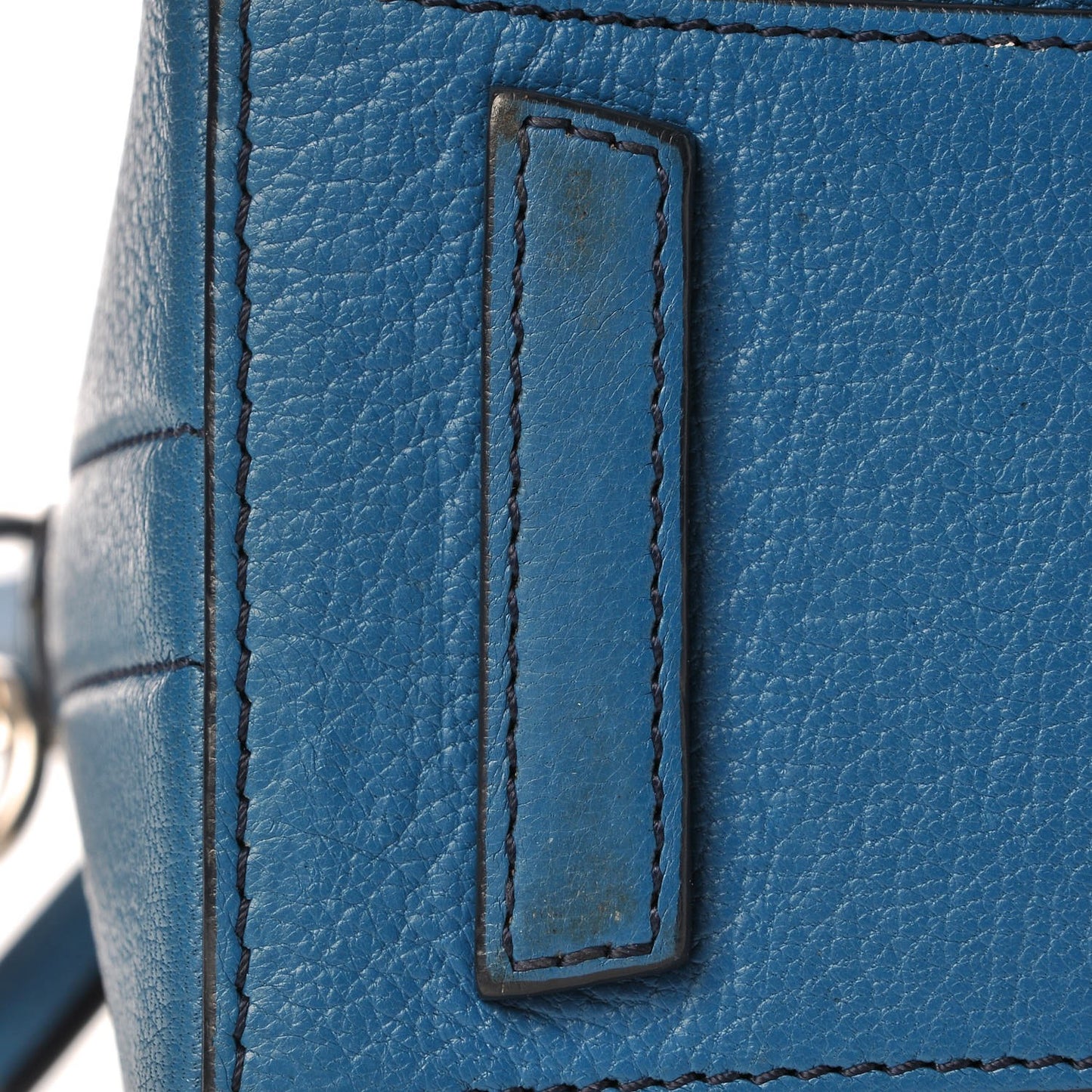 Sugar Goatskin Mini Antigona Electric Blue