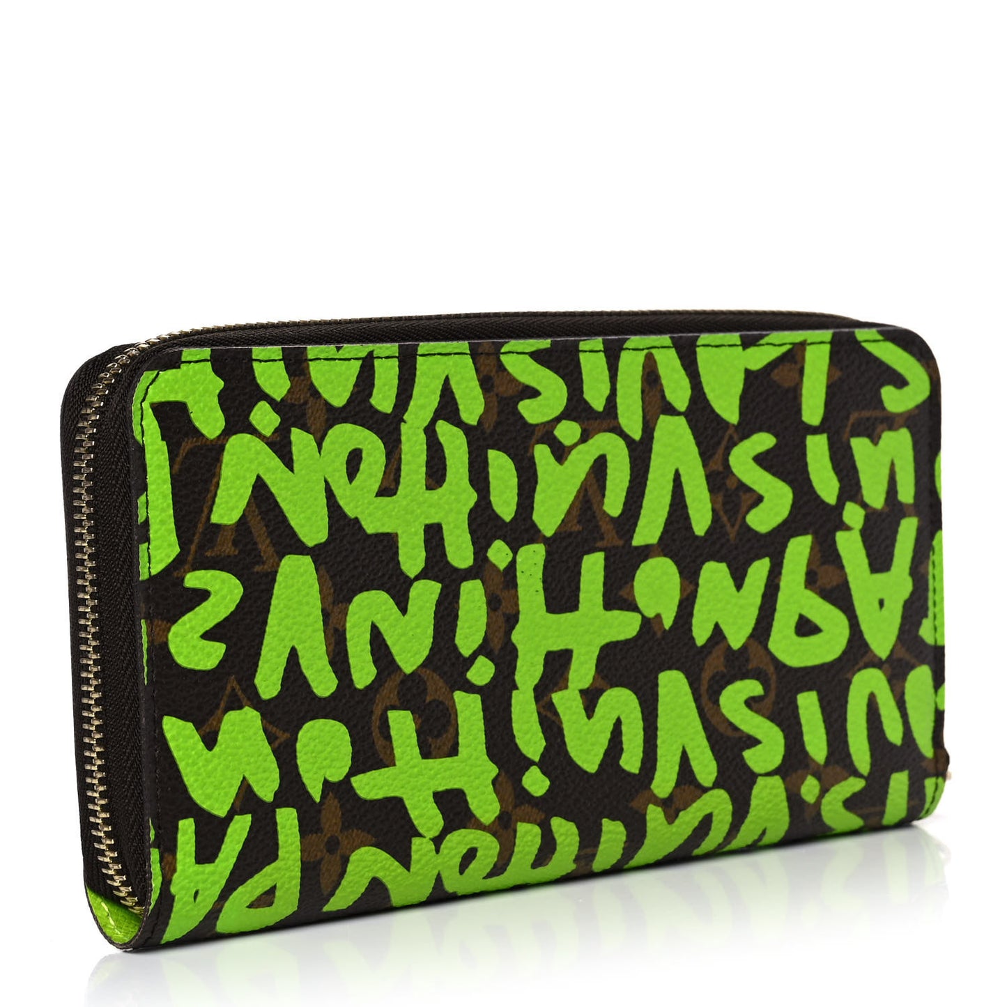 Monogram Graffiti Zippy Wallet Green