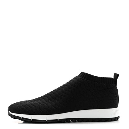 Jimmy Choo Lurex Snake Knit Norway Sneakers 37 Black 1 of 8