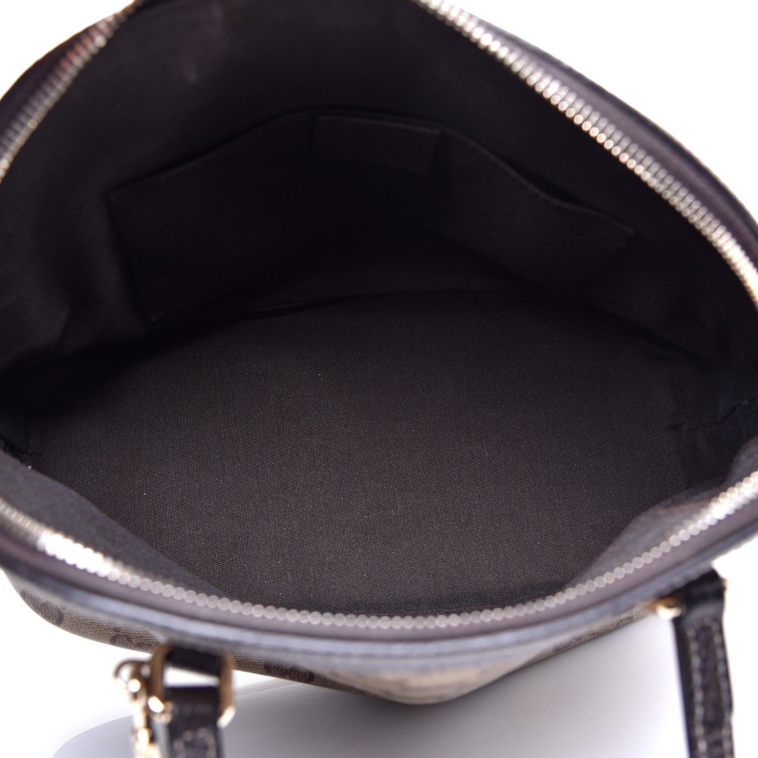 Gucci Crystal Monogram Dollar Calfskin Mini Dome Bag Beige Ebony Testa di Moro 5 of 12