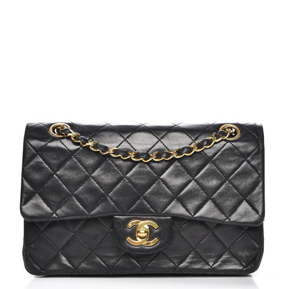 Chanel Lambskin Quilted Small Double Flap Black 1 of 11