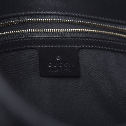 Gucci Monogram Web Reins Shoulder Bag Black 6 of 10