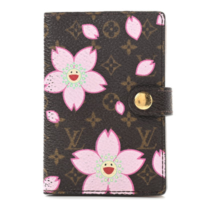Louis Vuitton Monogram Cherry Blossom Carnet de Bal Mini Agenda Cover Brown 1 of 7