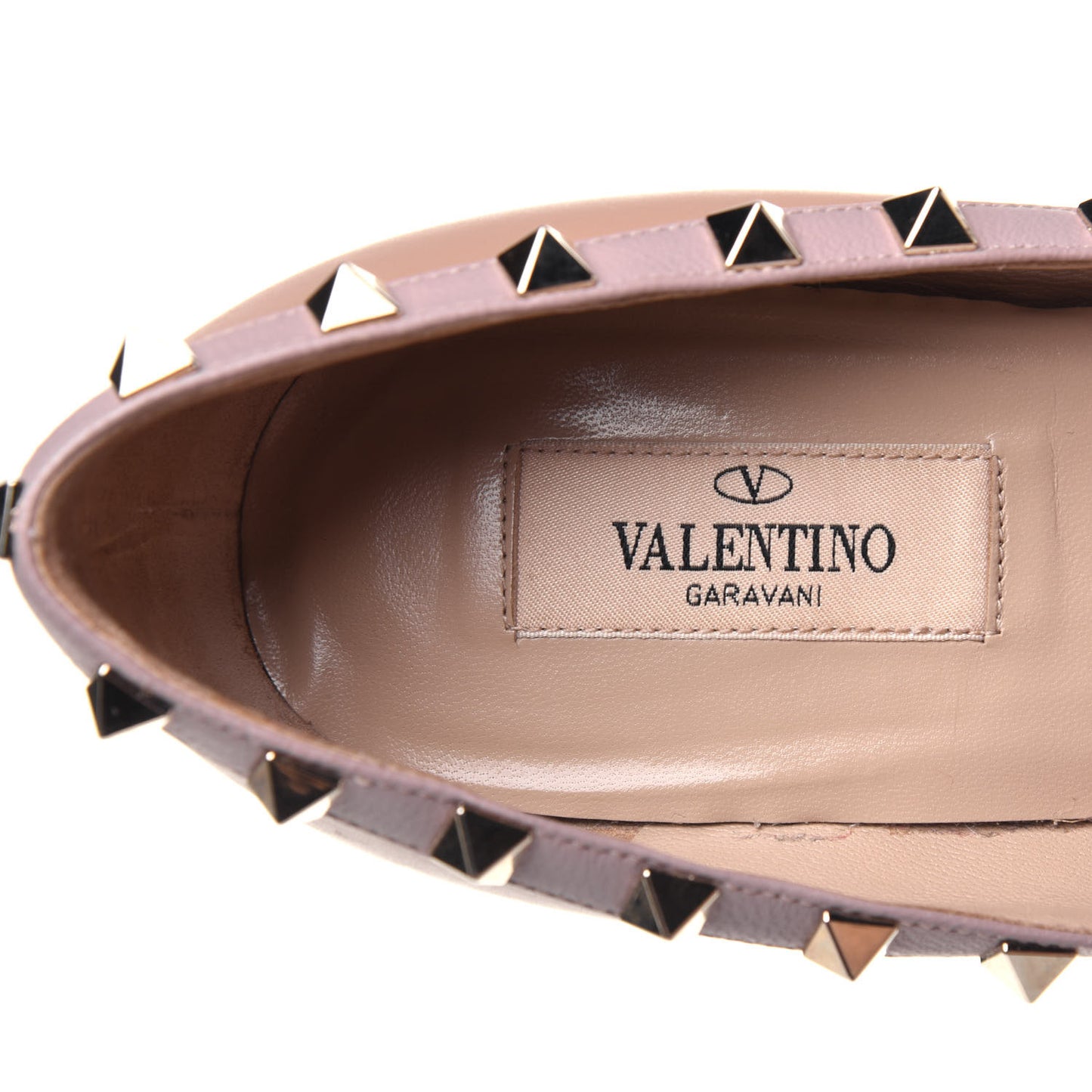 Nappa Rockstud 100mm Pumps 38.5 Soft Noisette Poudre