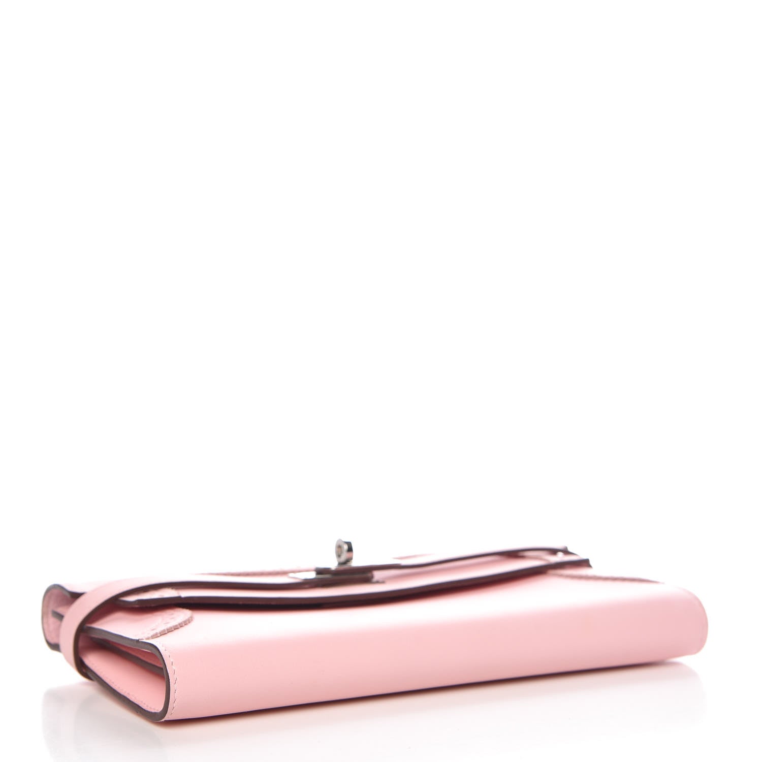 Hermes Swift Ghillies Kelly Longue Wallet Rose Sakura 3 of 10