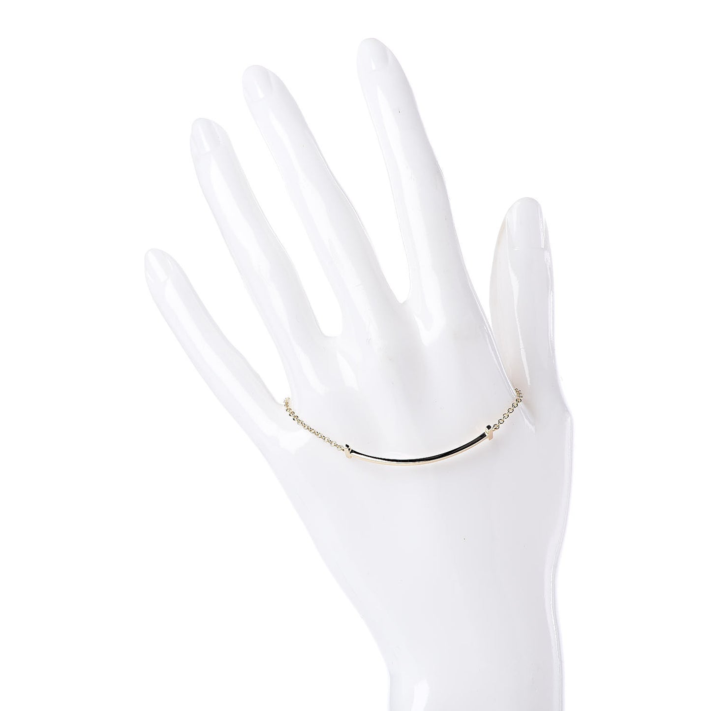 18K Yellow Gold T Smile Bracelet