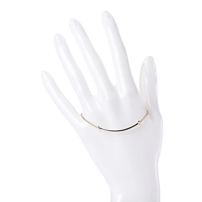 Tiffany 18K Yellow Gold T Smile Bracelet 2 of 5