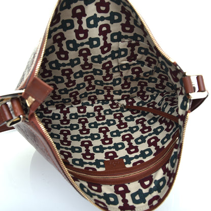 Gucci Guccissima Punch Shoulder Bag Brown 5 of 9