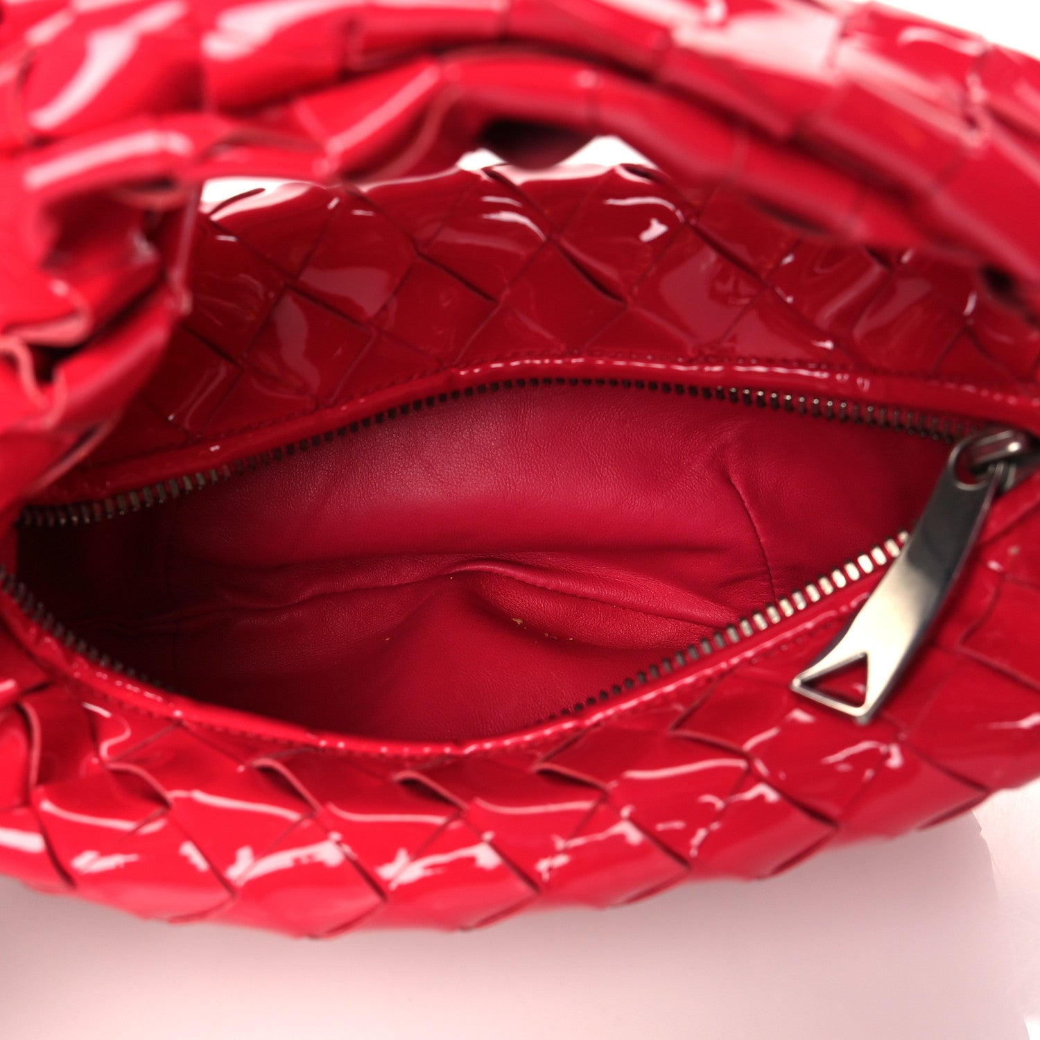 Bottega Veneta Patent Nappa Intrecciato Mini Jodie Candy Stripe 5 of 11