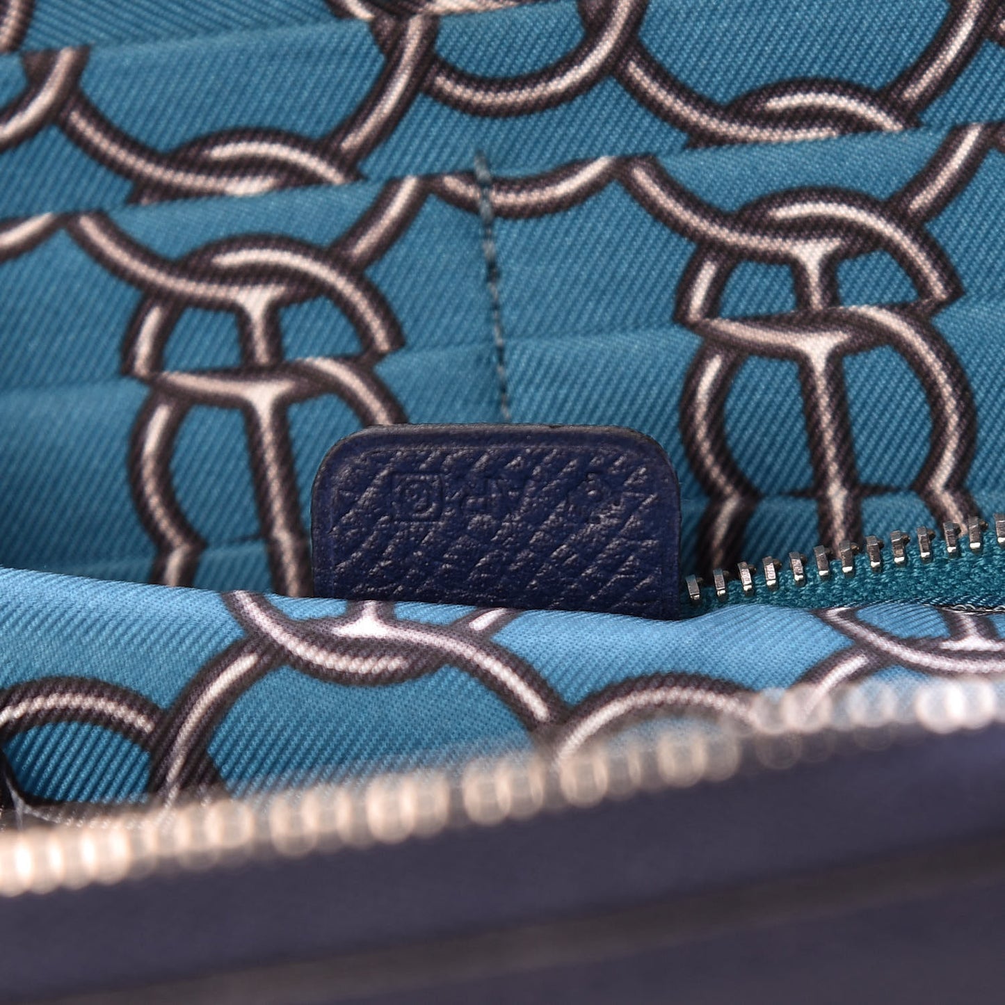 Epsom Silk'In Wallet Bleu Saphir