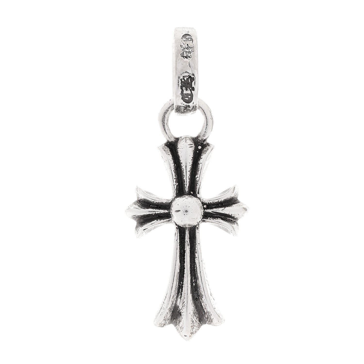 Chrome Hearts Sterling Silver Baby Fat Cross Pendant 3 of 5