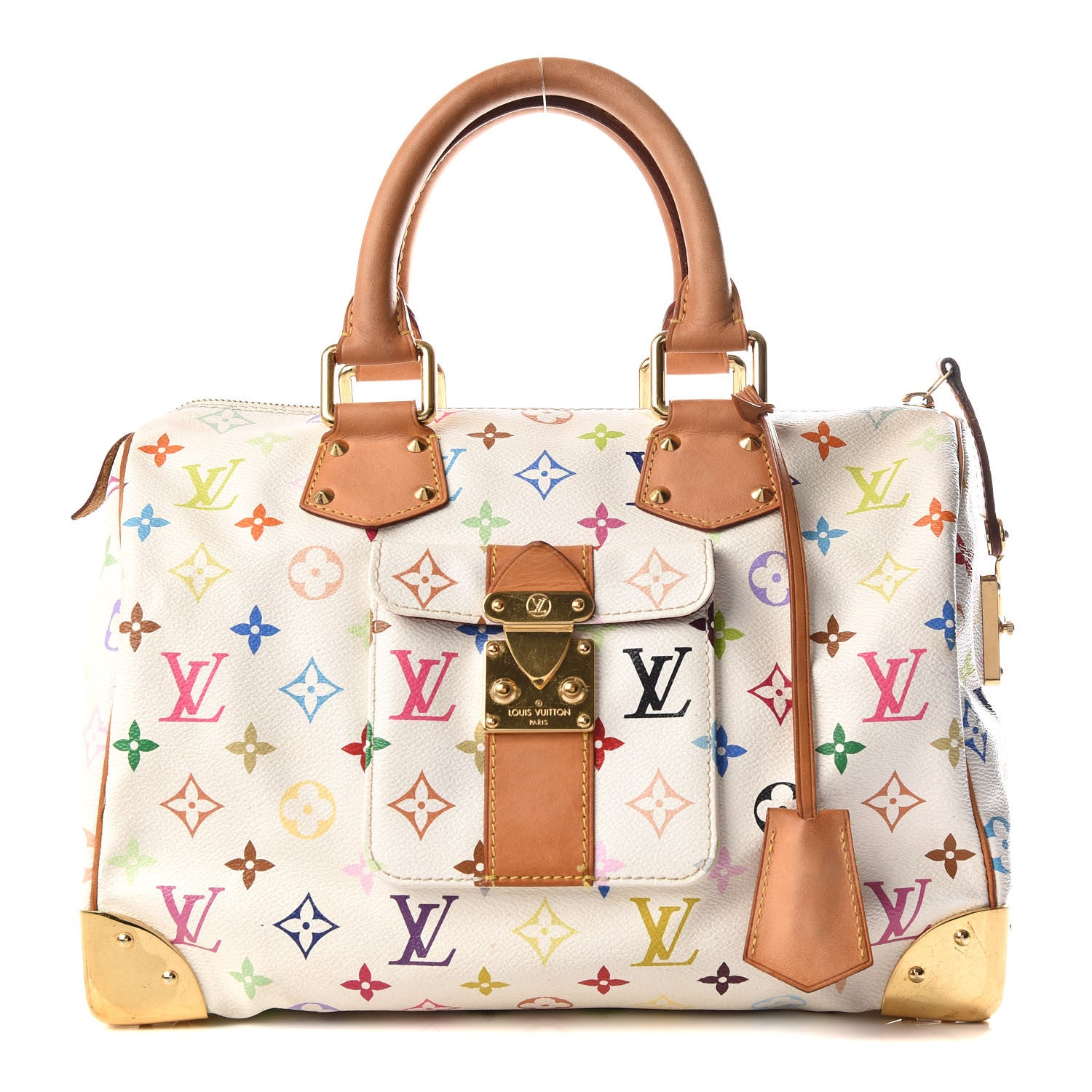 Louis Vuitton Monogram Multicolor Speedy 30 White 1 of 11