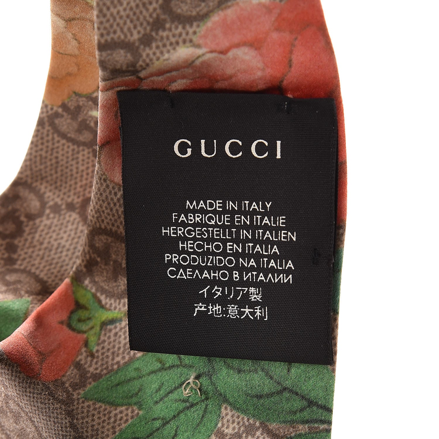 Gucci Silk Monogram Tian Print Tiana Duchesse Headband 5 of 7