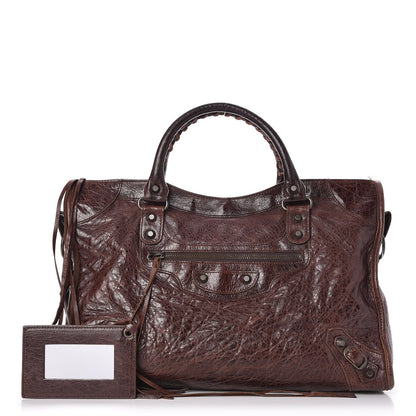Balenciaga Chevre Classic Hardware City Mogano 1 of 8