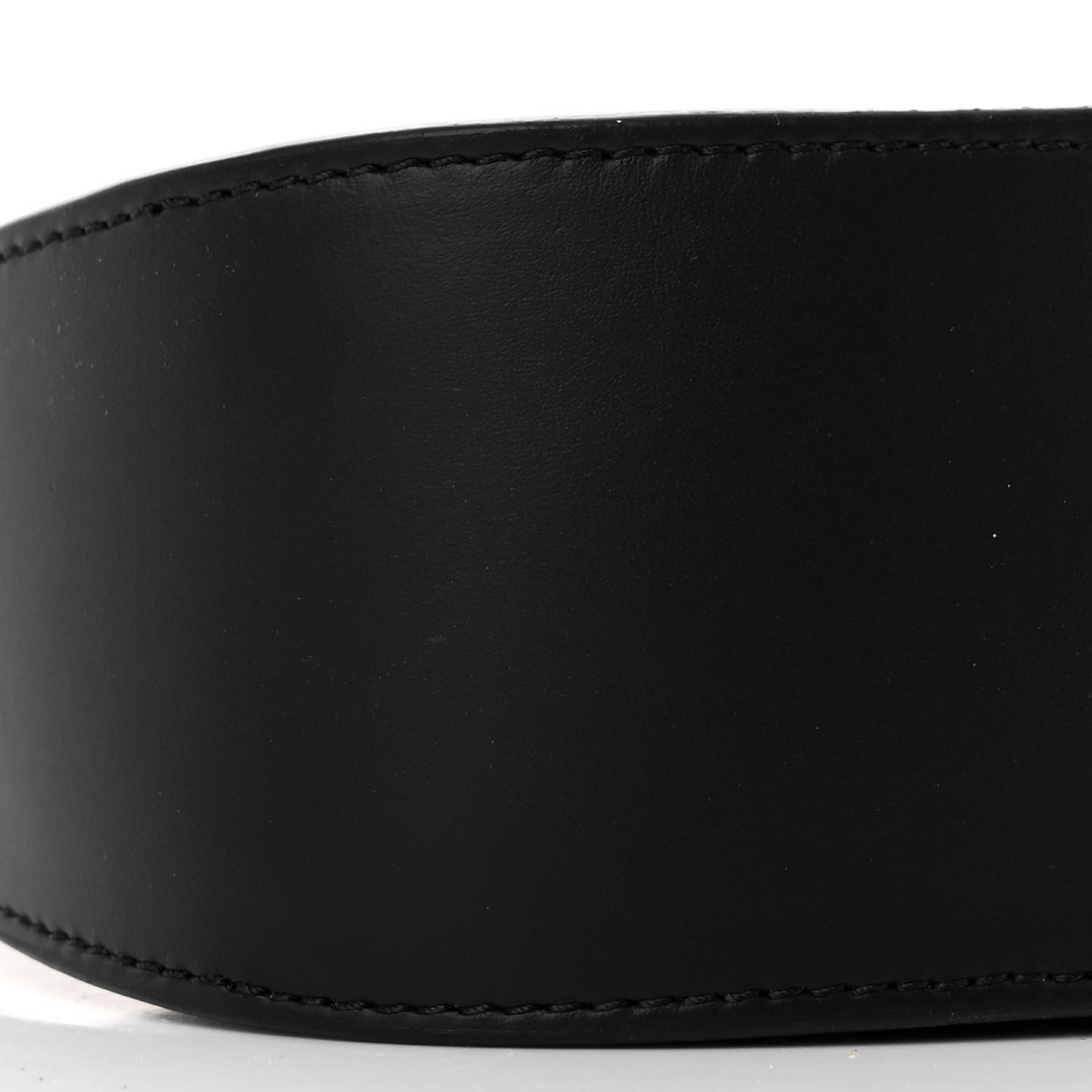 Smooth Calfskin Half Moon Shoulder Bag Black