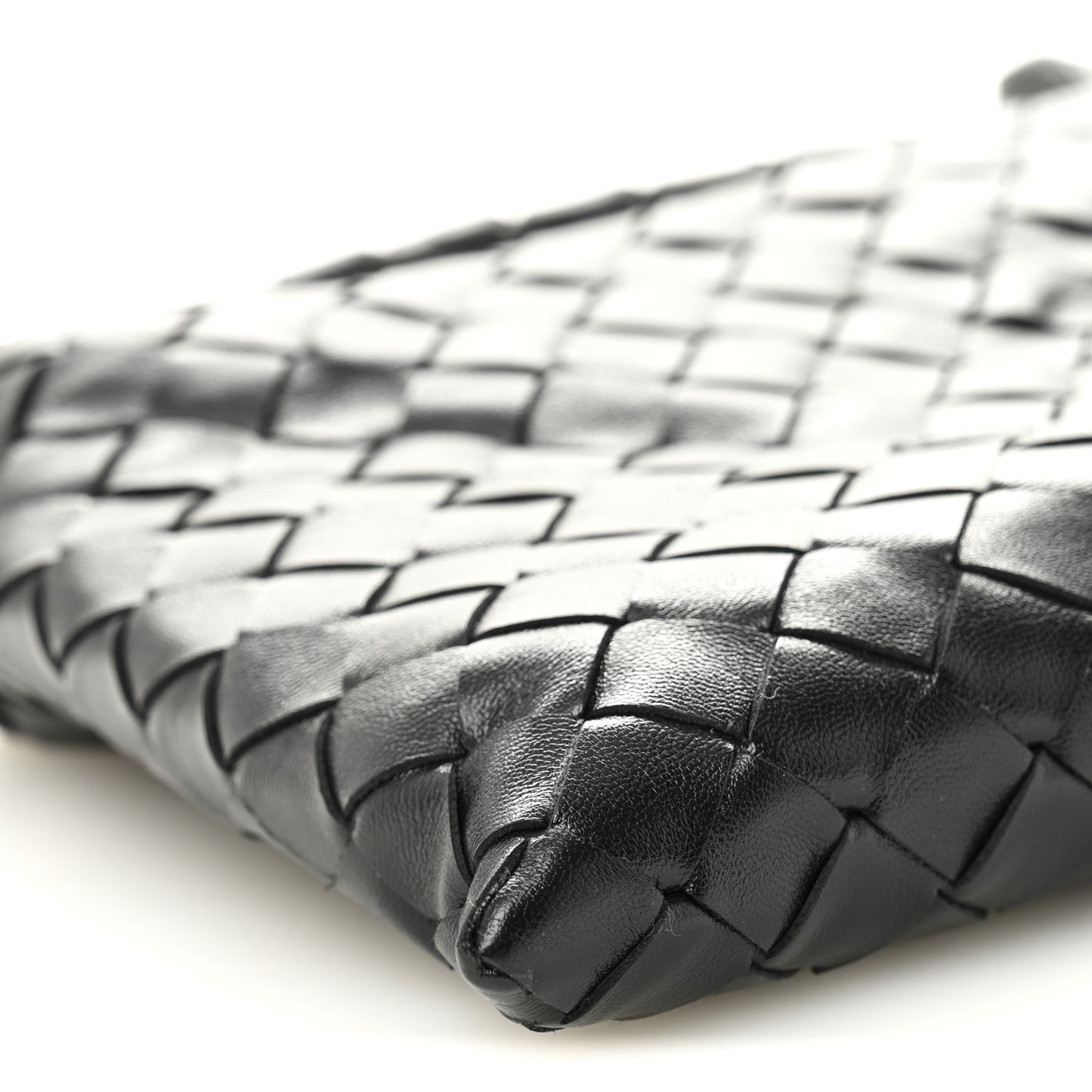 Calfskin Intrecciato Mini Hop Black