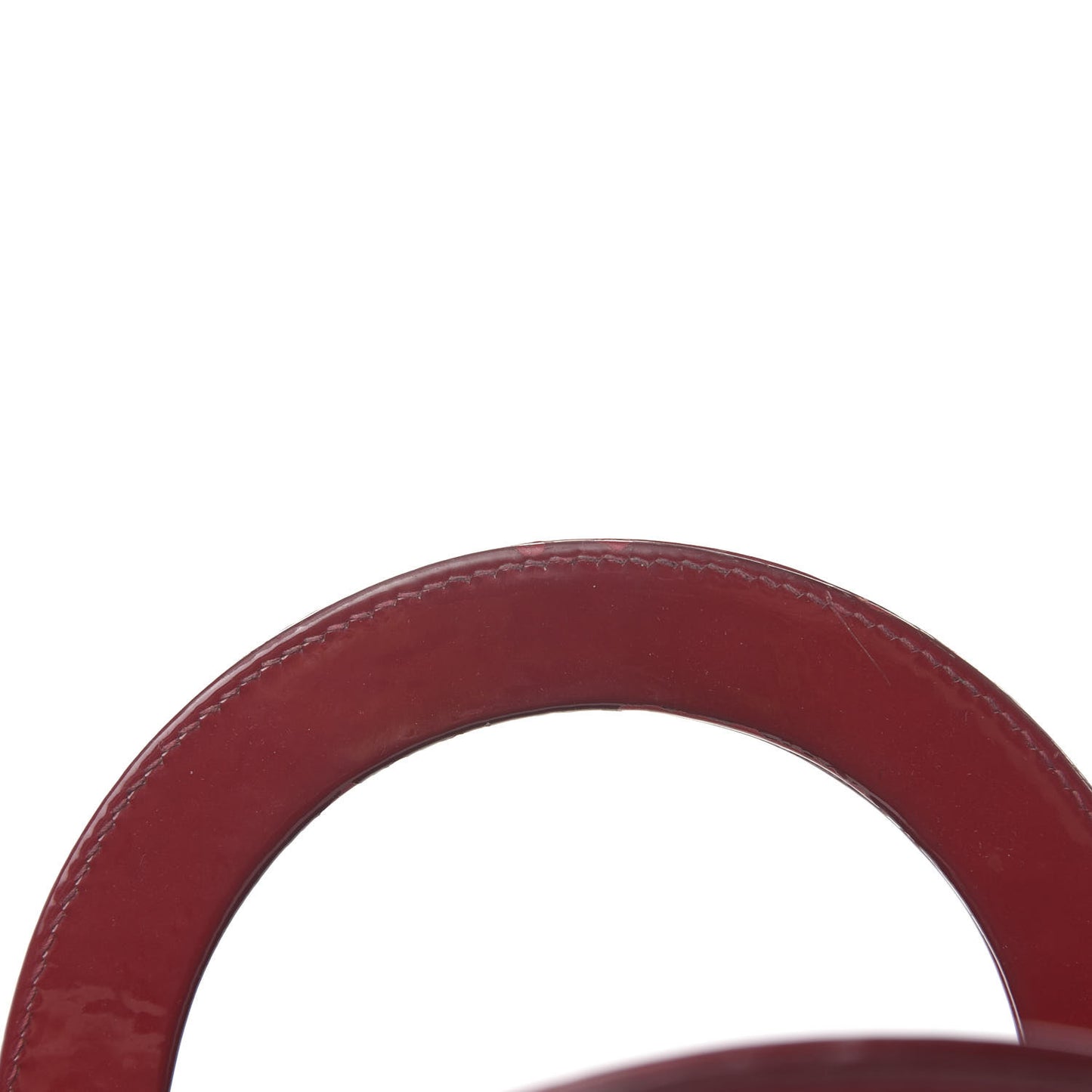 Patent Cannage Medium Lady Dior Red