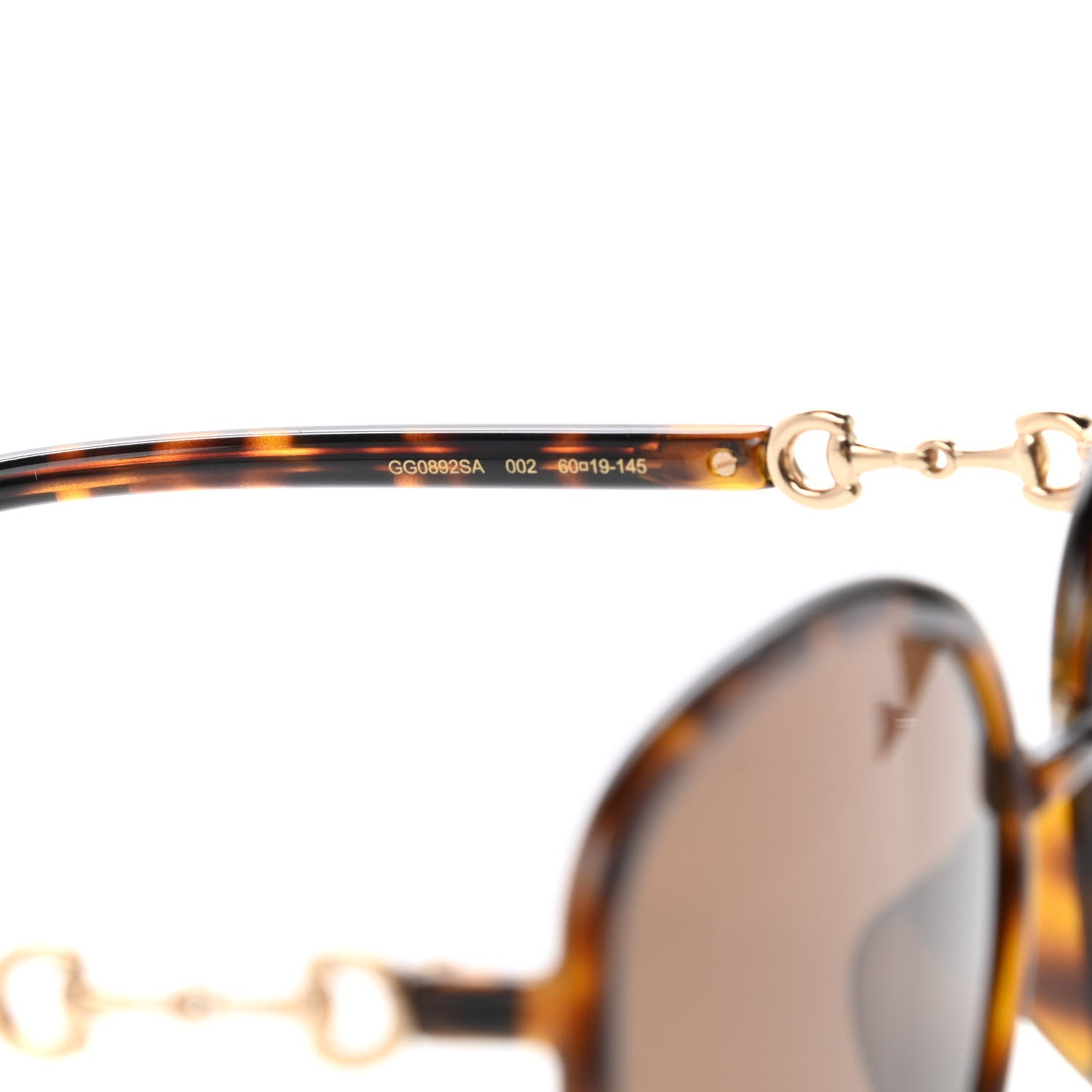Gucci Horsebit Square Frame Sunglasses GG0892SA Tortoise 6 of 8