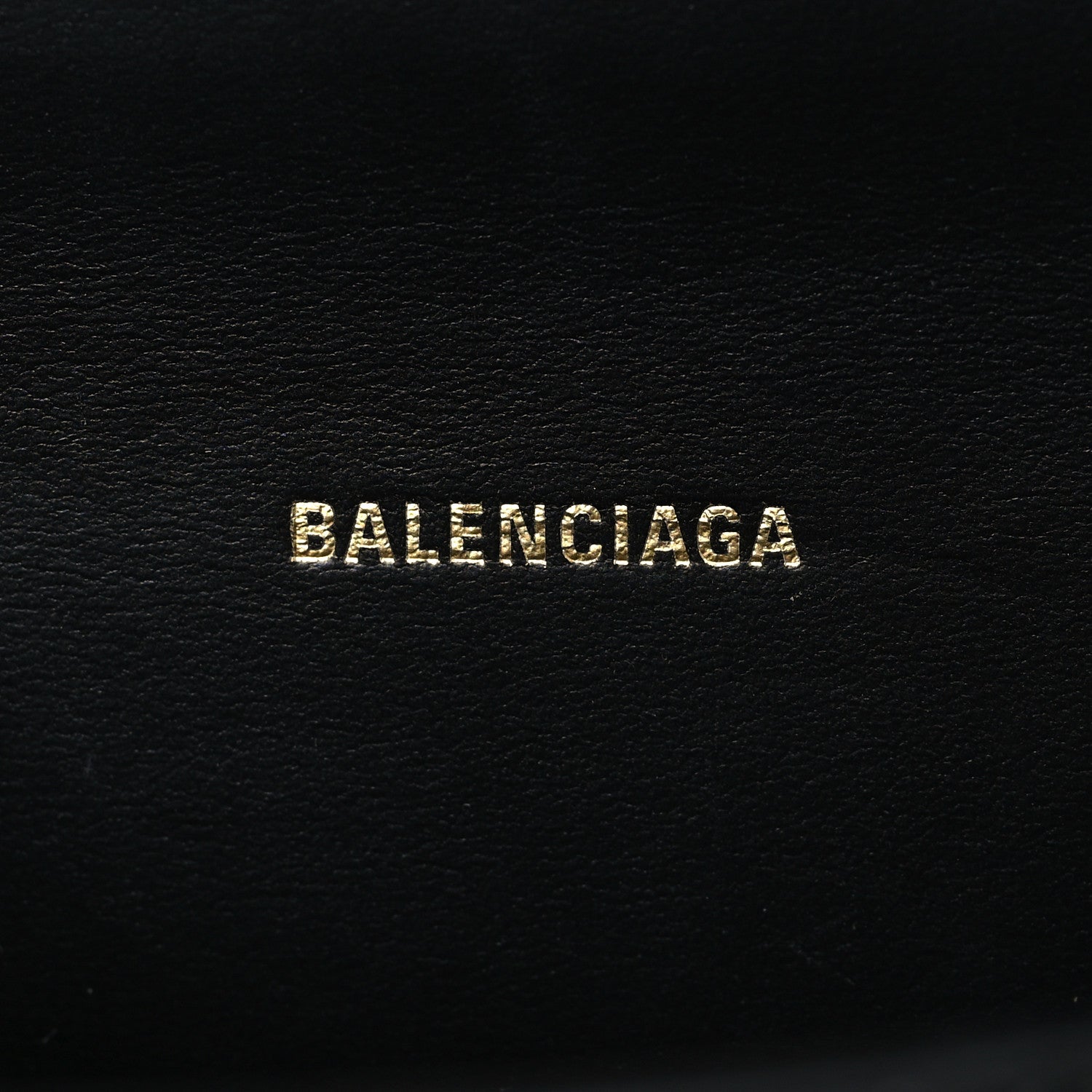Balenciaga Shiny Box Calfskin Hourglass Top Handle Bag XS Black 6 of 9