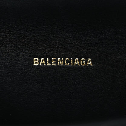 Balenciaga Shiny Box Calfskin Hourglass Top Handle Bag XS Black 6 of 9