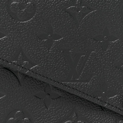 Louis Vuitton Empreinte Pochette Felicie Chain Wallet Black 9 of 12