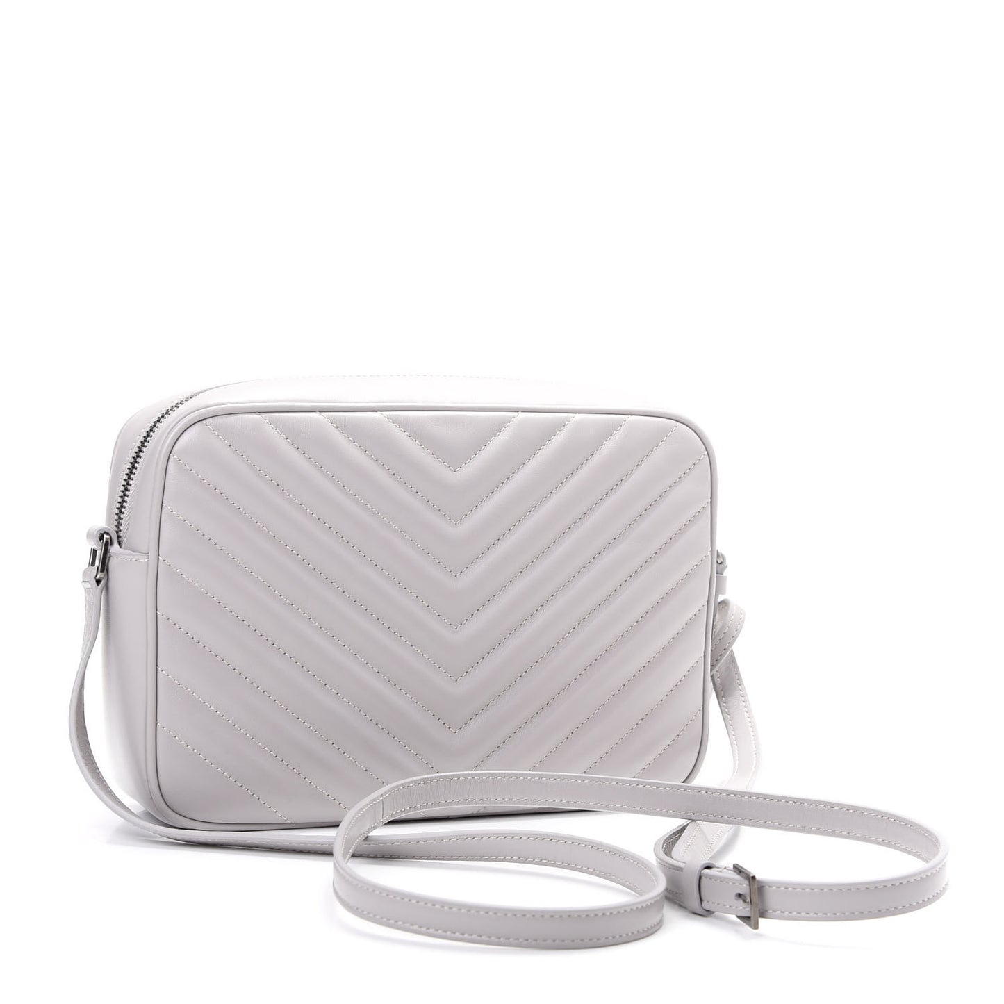 Calfskin Matelasse Monogram Lou Camera Bag Granite