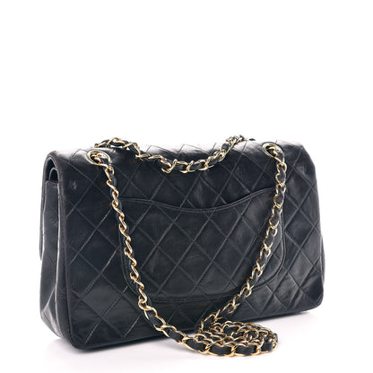 Chanel Lambskin Quilted Medium Double Flap Black 3 of 17