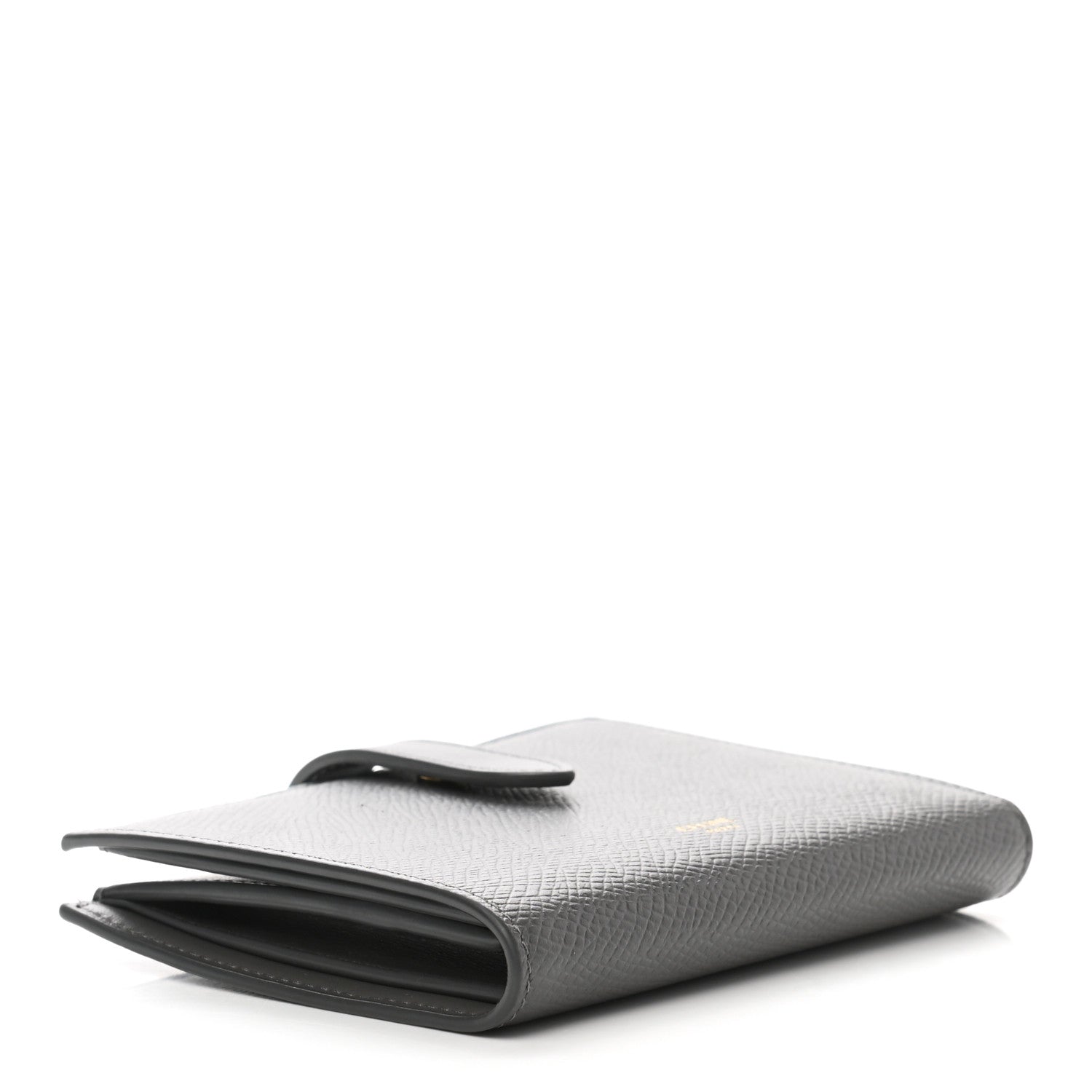 Celine Grained Calfskin Medium Multifunction Strap Wallet Pebble 4 of 8