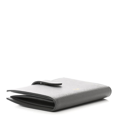 Celine Grained Calfskin Medium Multifunction Strap Wallet Pebble 4 of 8