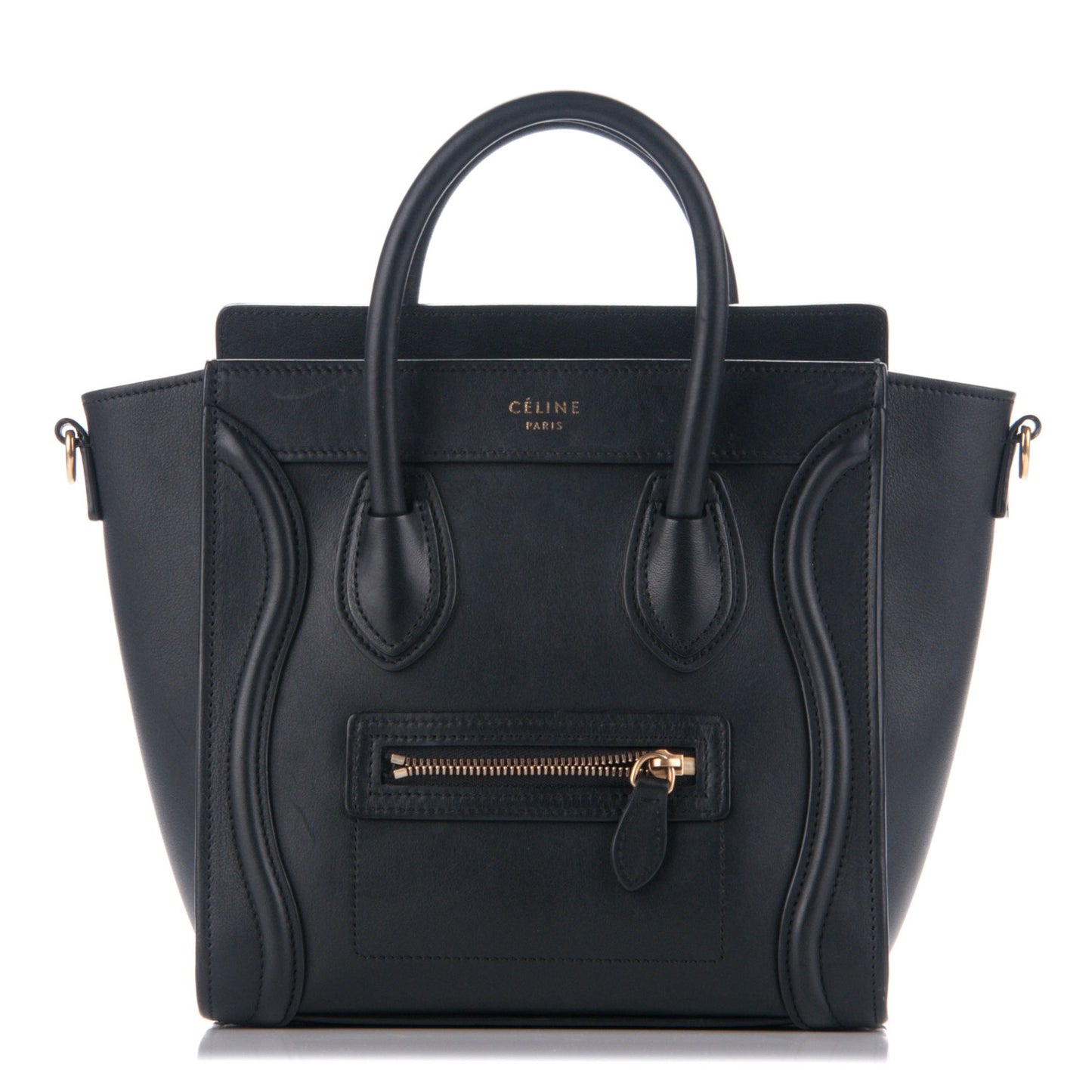 Smooth Calfskin Nano Luggage Black