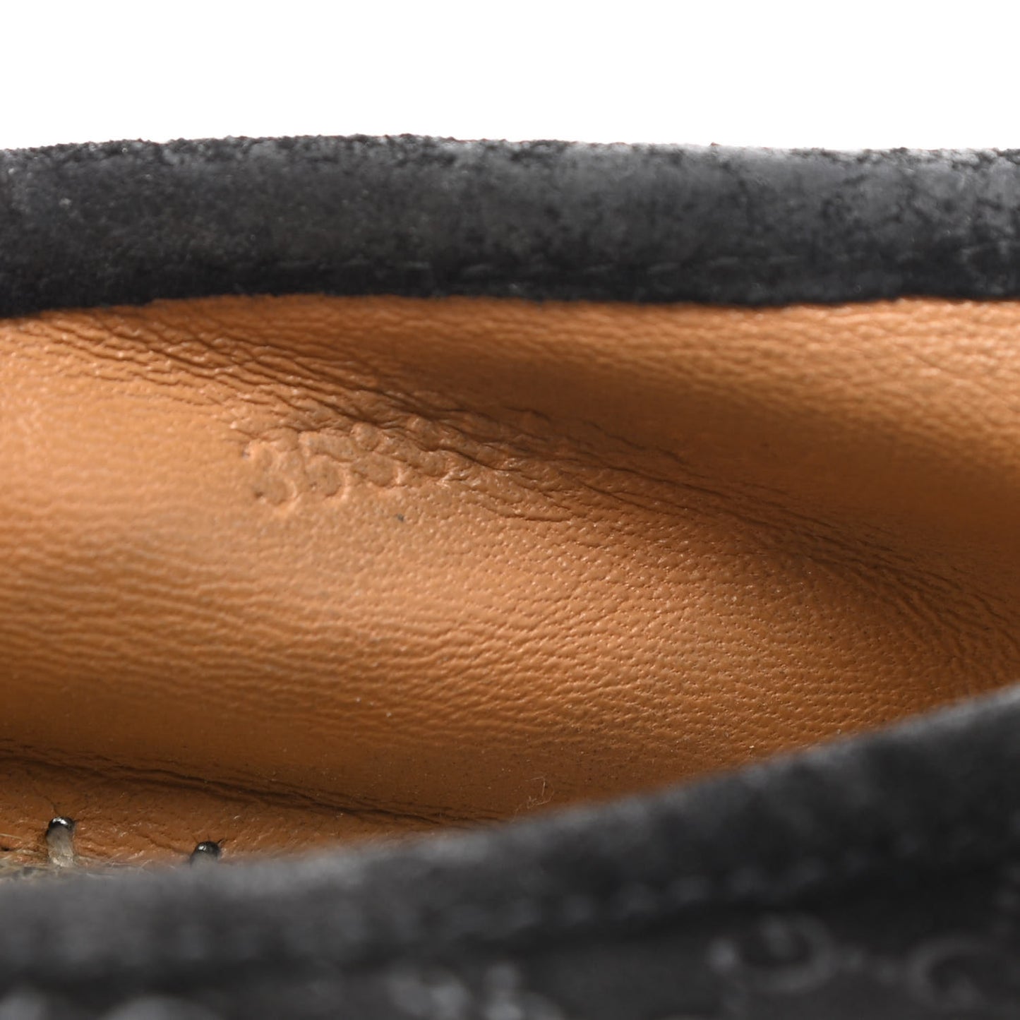 Suede Microguccissima Espadrilles 39.5 Black