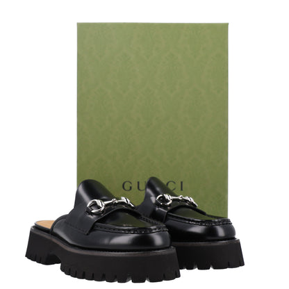Gucci Magnum Calfskin Womens Horsebit Platform Mules 39.5 Black 8 of 8