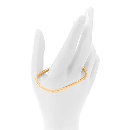 Roberto Coin 18K Yellow Gold Square Bangle Bracelet 2 of 5