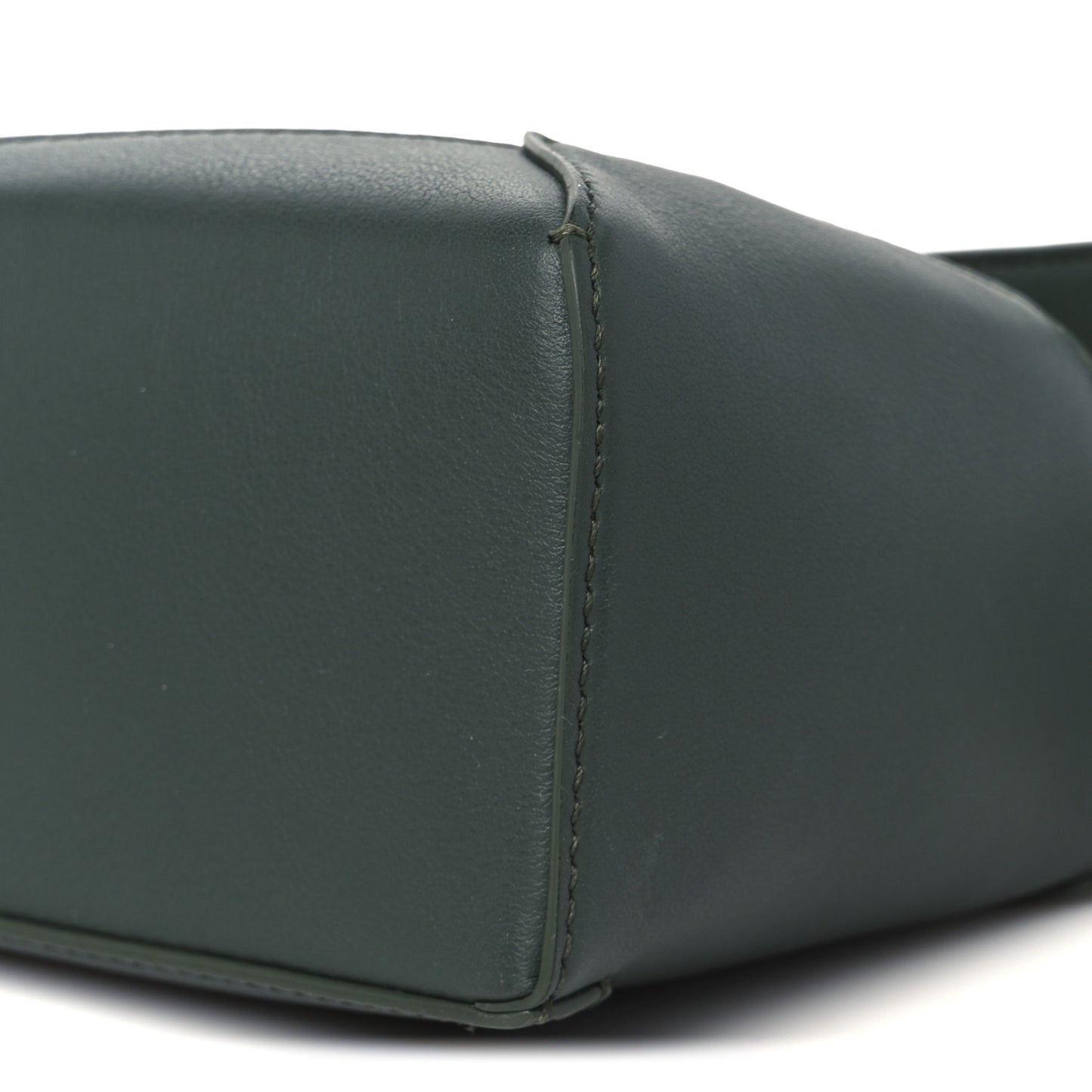 Calfskin Mini Puzzle Edge Bag Vintage Khaki