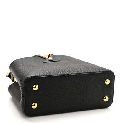 Louis Vuitton Taurillon Ayers Mini Capucines Black 4 of 7
