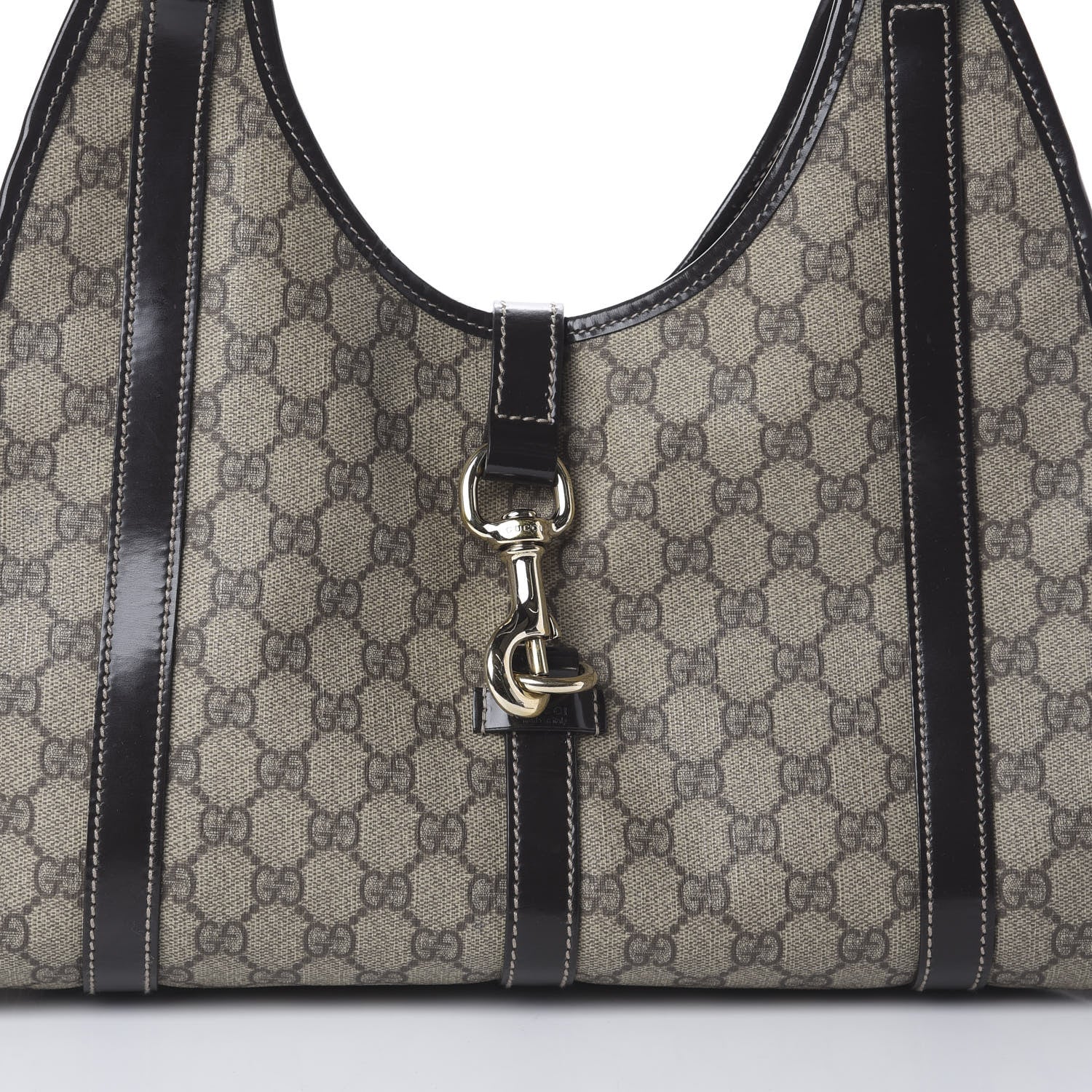 Gucci GG Plus Monogram Medium Joy Shoulder Bag Dark Brown 8 of 8