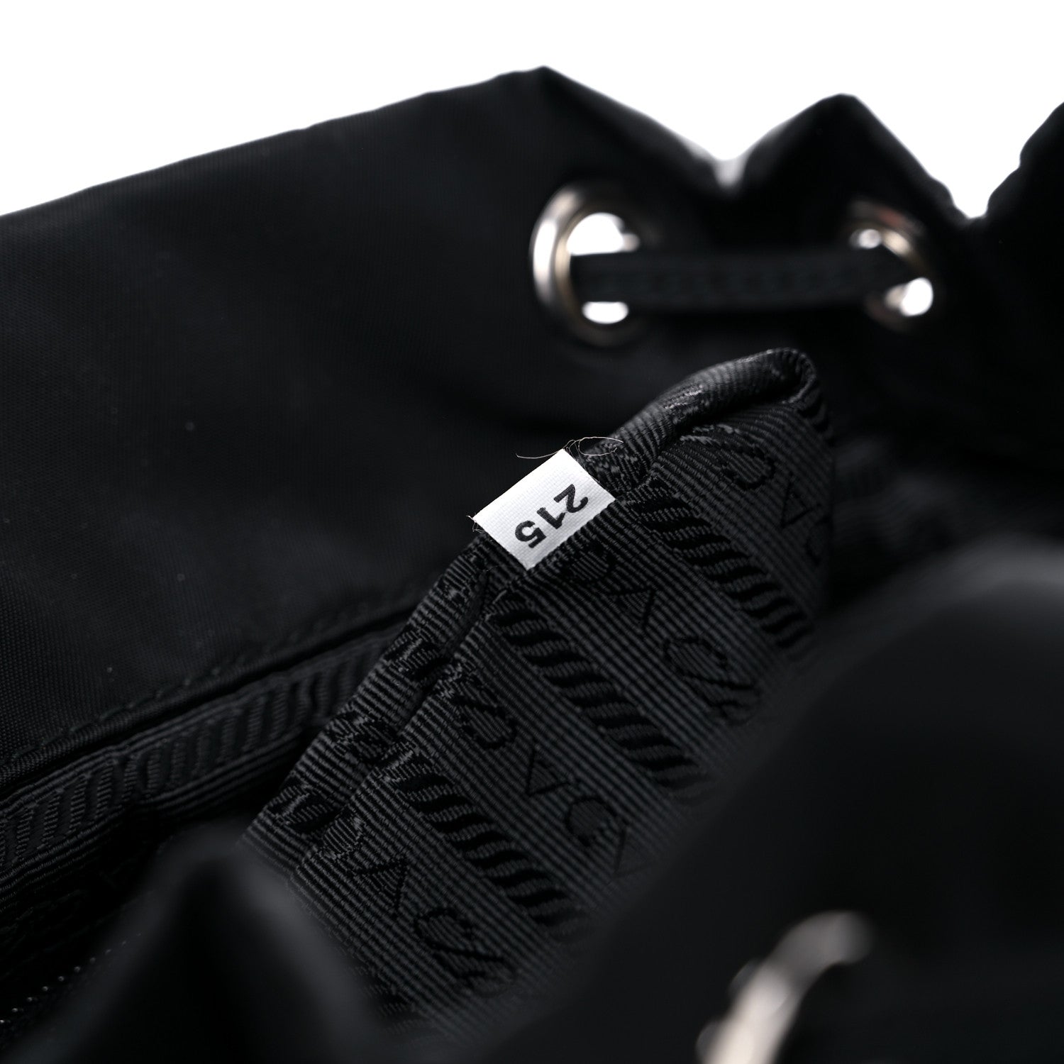 Prada Tessuto Nylon Saffiano Medium Backpack Black 7 of 10