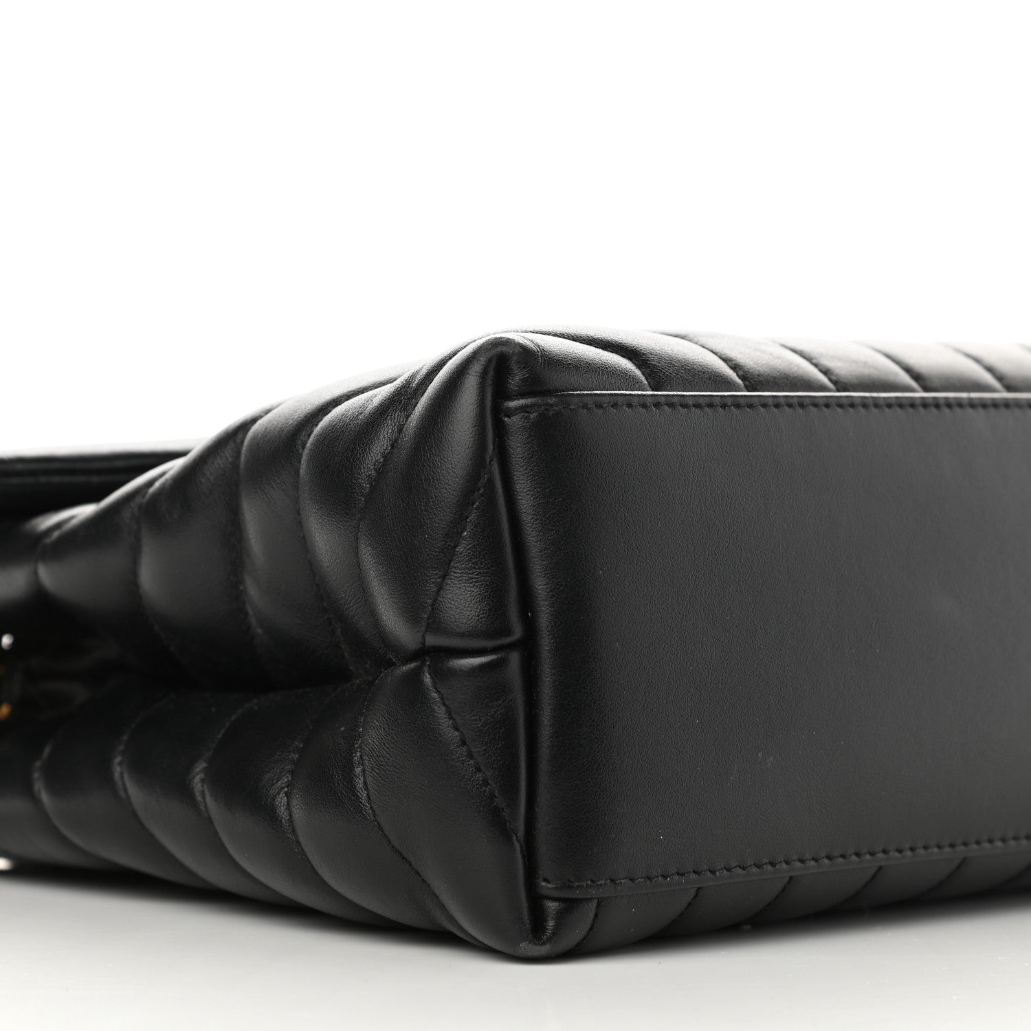 Saint Laurent Calfskin Y Quilted Monogram Medium Loulou Chain Satchel Black 10 of 15