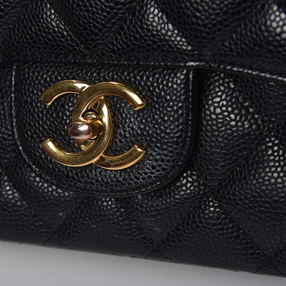 Chanel Caviar Quilted Maxi Double Flap Black 8 of 11