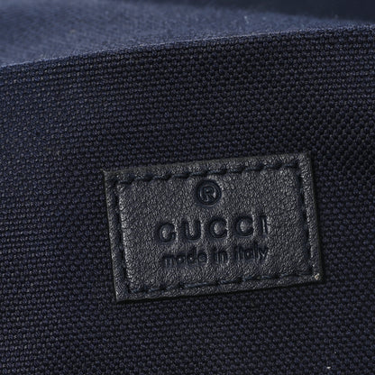 Gucci Denim Monogram Camouflage Large Backpack Blue 7 of 10