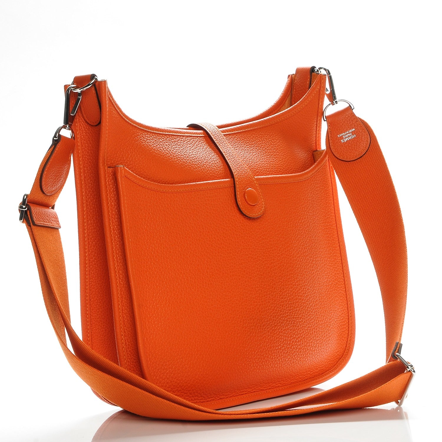 Hermes Taurillon Clemence Evelyne III PM Feu 3 of 7