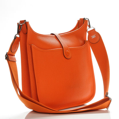 Hermes Taurillon Clemence Evelyne III PM Feu 3 of 7