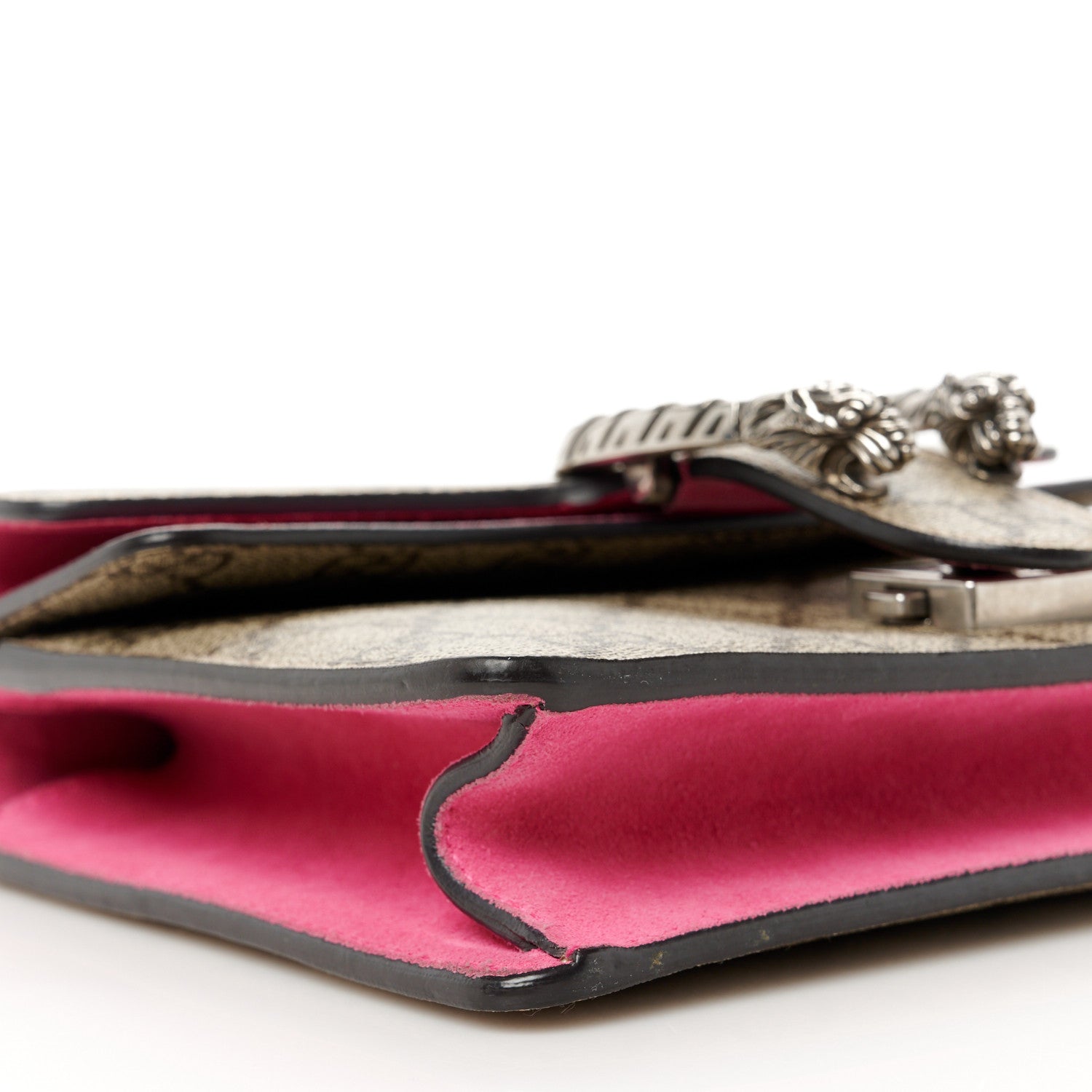 Gucci GG Supreme Monogram Mini Dionysus Shoulder Bag Pink 9 of 12