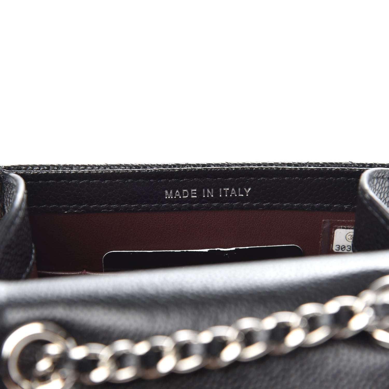 Chanel Caviar Quilted Classic Phone Holder Black 7 of 11