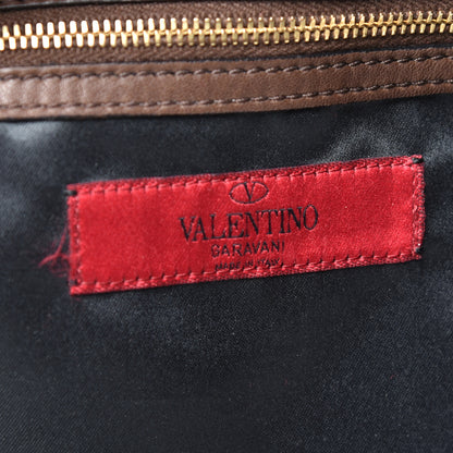 Valentino Garavani Nappa 360 Bow Shoulder Bag Brown 6 of 9