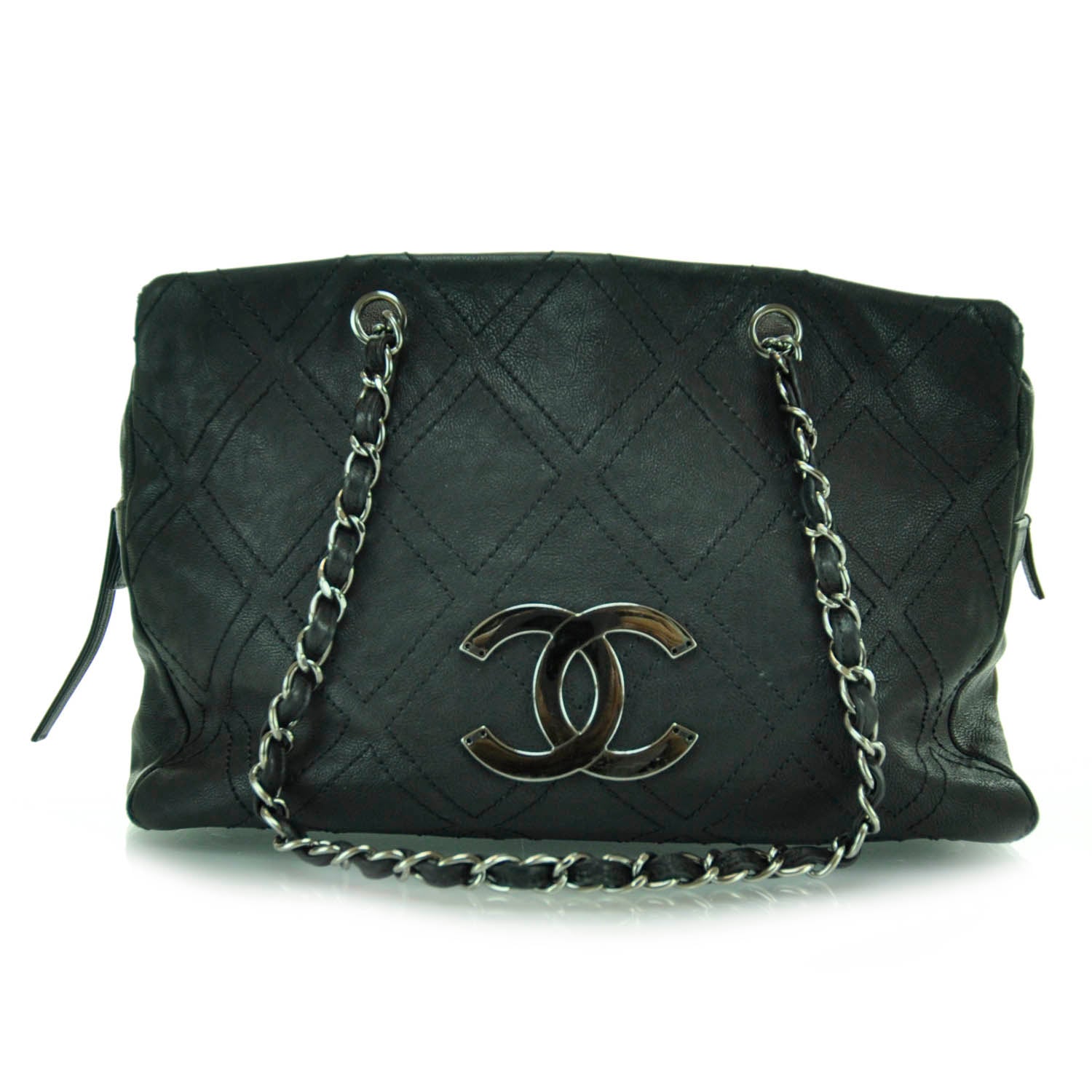 Chanel Caviar Diamond Stitch Tote Black 1 of 10