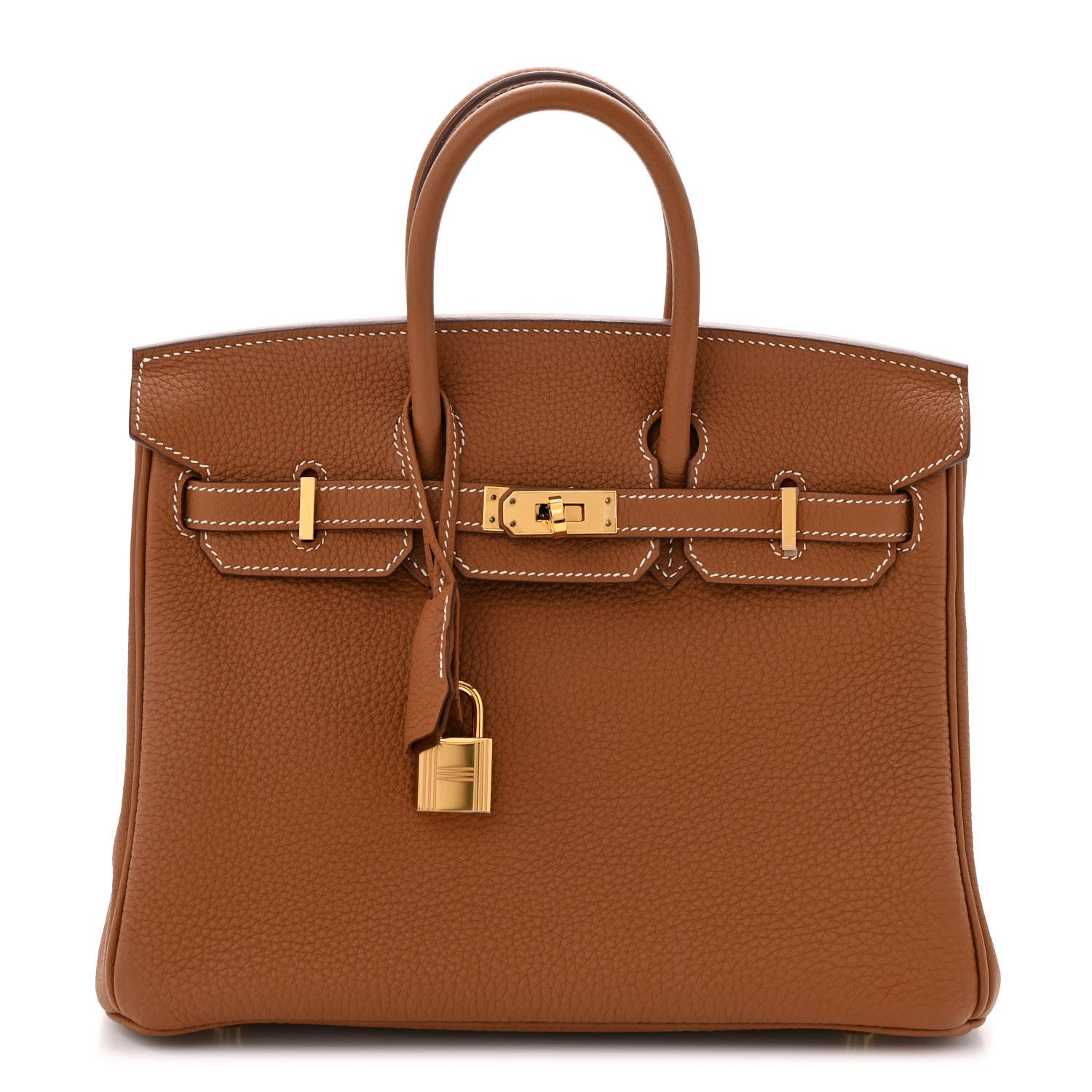 Hermes Togo Birkin 25 Gold 1 of 12