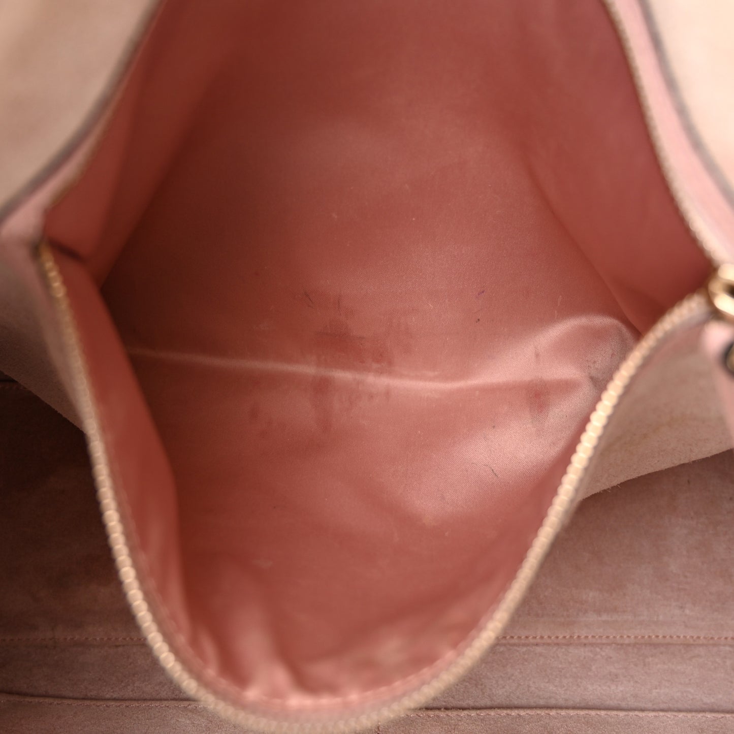 Grained Calfskin Rockstud Shoulder Tote Water Rose