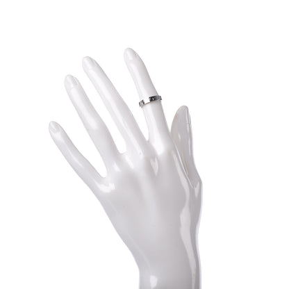 Cartier 18K White Gold 3.5mm LOVE Wedding Band Ring 47 4 2 of 4