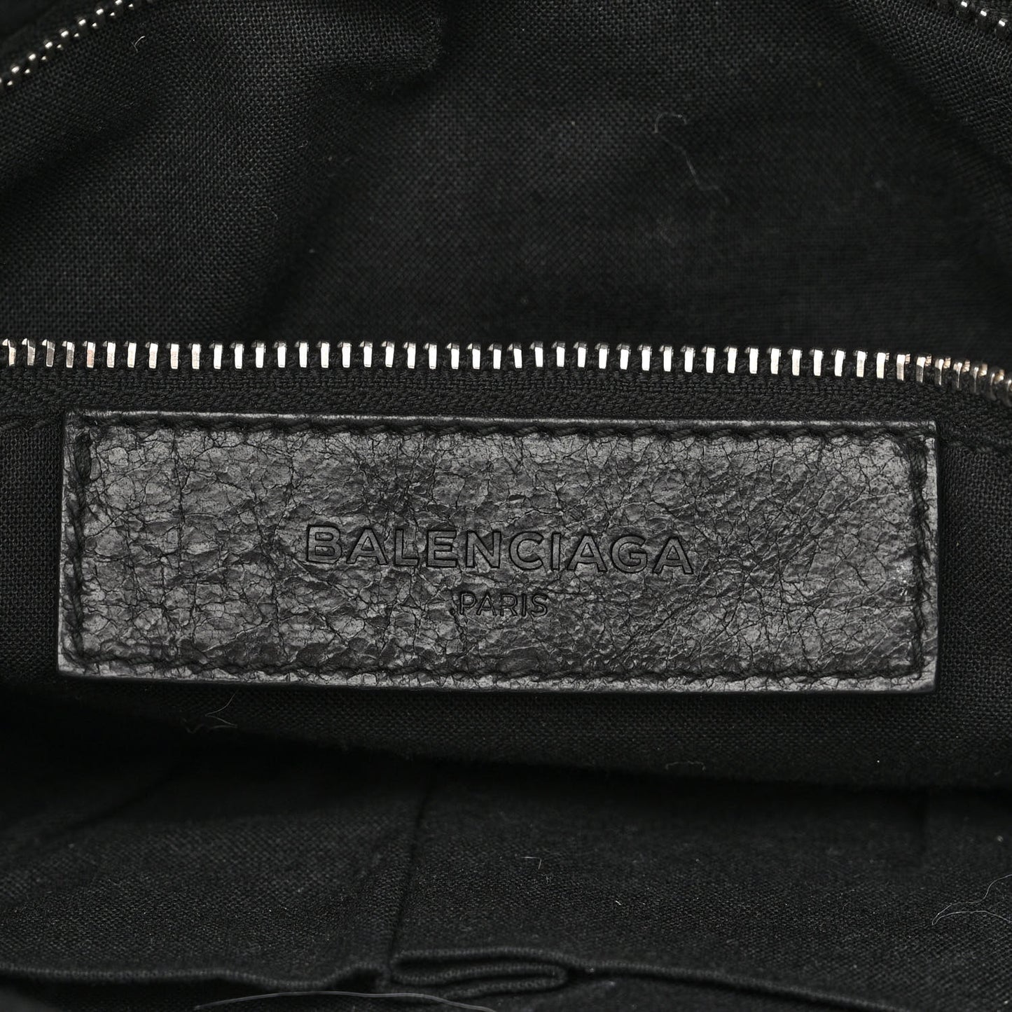 Agneau Classic Silver Hardware Velo Black
